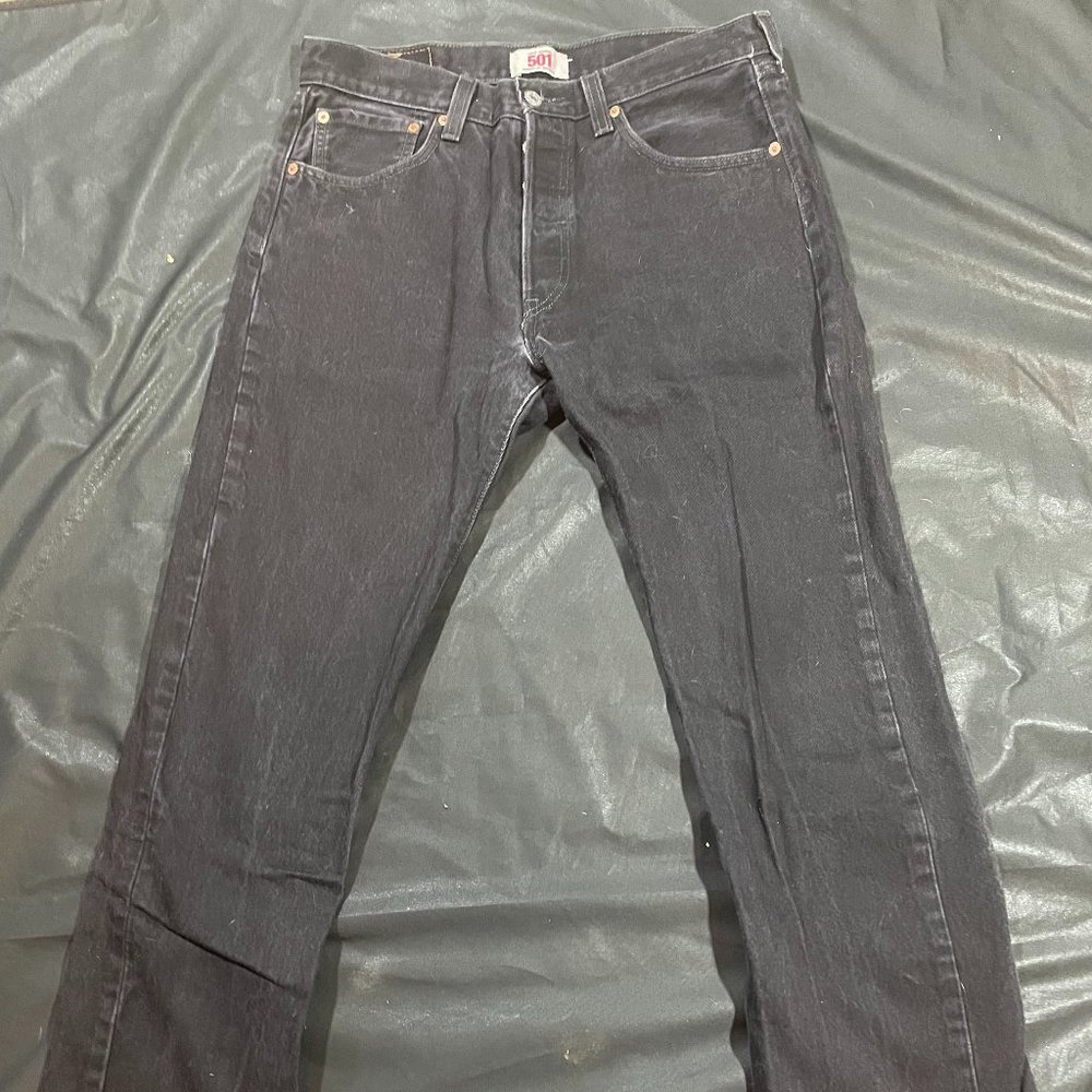 Men's Levi's 501 Jeans Black 33x32